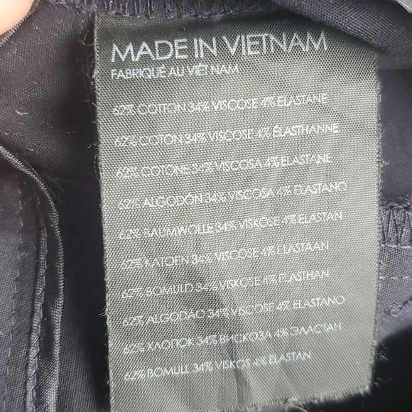 Club Monaco Size 6 Cotton Navy Blue Pants - Picture 5 of 5